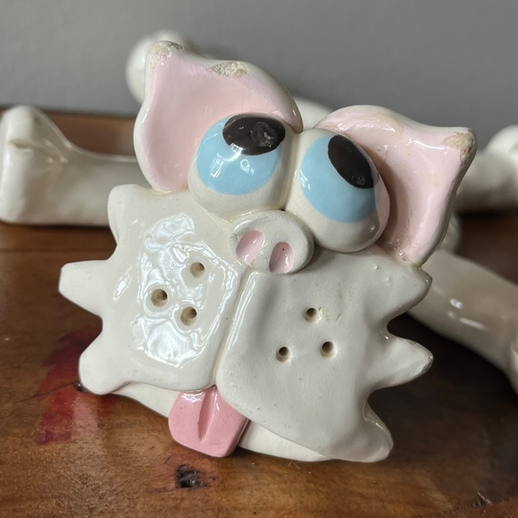 Vintage 90s Handmade Ceramic Cat Candle Holder - Picture 5 of 7